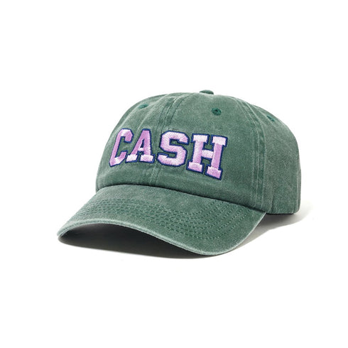 Cash Only Campus 6 Panel Cap Casquette - Washed Forest - Streetart.fr