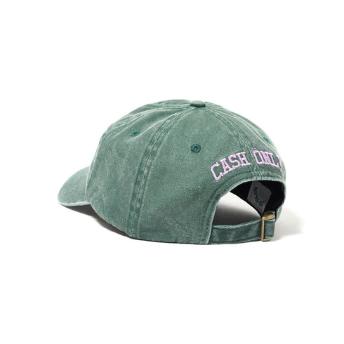 Cash Only Campus 6 Panel Cap Casquette - Washed Forest - Streetart.fr