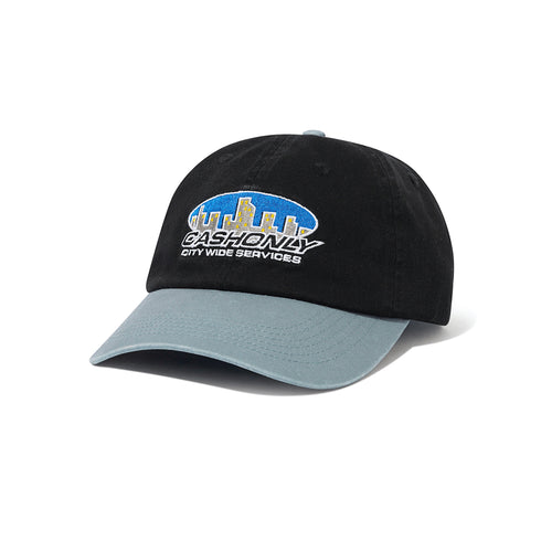 Cash Only City Wide 6 Panel Cap Casquette - Black - Streetart.fr