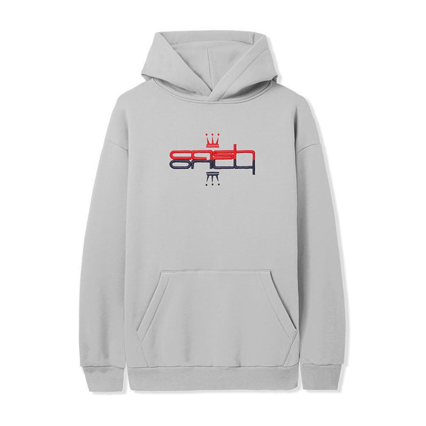 Cash Only Crown Pullover Hood Sweat A Capuche - Cement - Streetart.fr