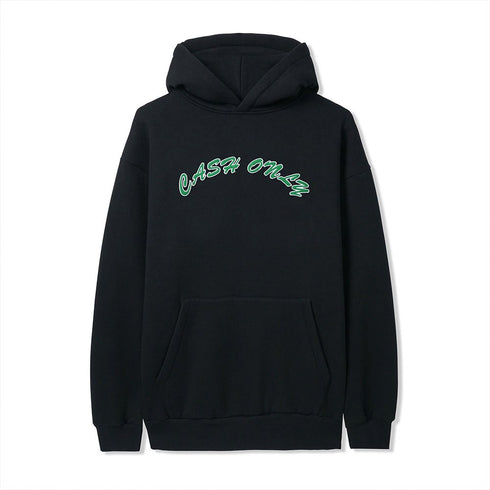 Cash Only Felt Applique Logo Pullover Sweat A Capuche - Black - Streetart.fr