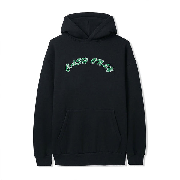 Cash Only Felt Applique Logo Pullover Sweat A Capuche - Black - Streetart.fr