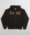 Cash Only Strip Zip-Thru Hood Zip - Washed Black - Streetart.fr