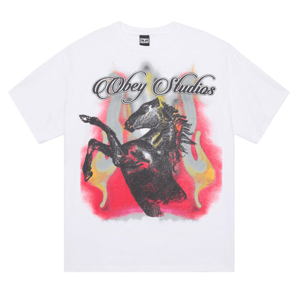Obey Studio Horse - White