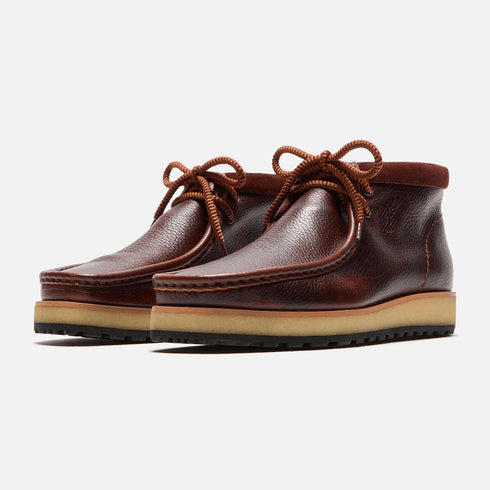 Clarks Original Wallabee Scout - Dark Tan Leather - Streetart.fr