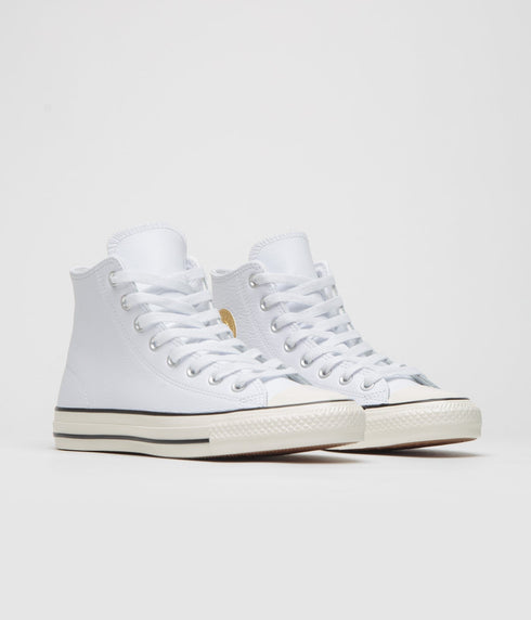 Converse Cons Ctas Pro Hi - Leather White / Gold / Egret - Streetart.fr