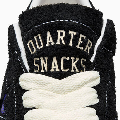 Converse Cons X Quartersnacks One Star Pro Ox - Black / Egret / Hyper Blue - Streetart.fr