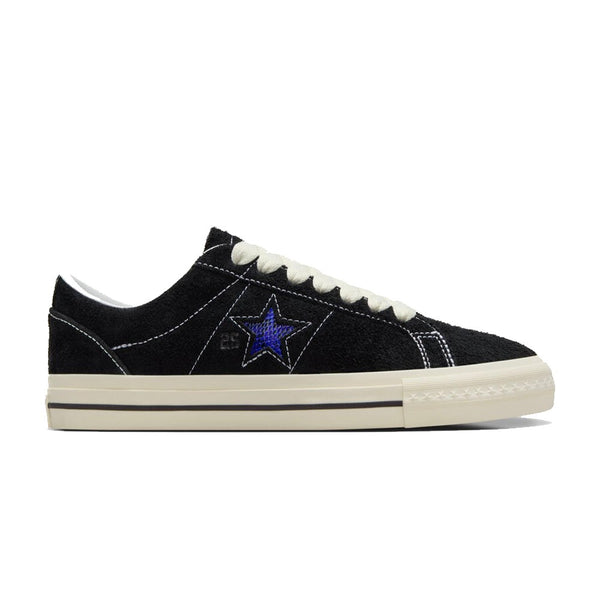 Converse Cons X Quartersnacks One Star Pro Ox - Black / Egret / Hyper Blue - Streetart.fr