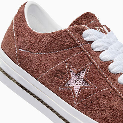 Converse Cons X Quartersnacks One Star Pro Ox - Dark Clove / White - Streetart.fr