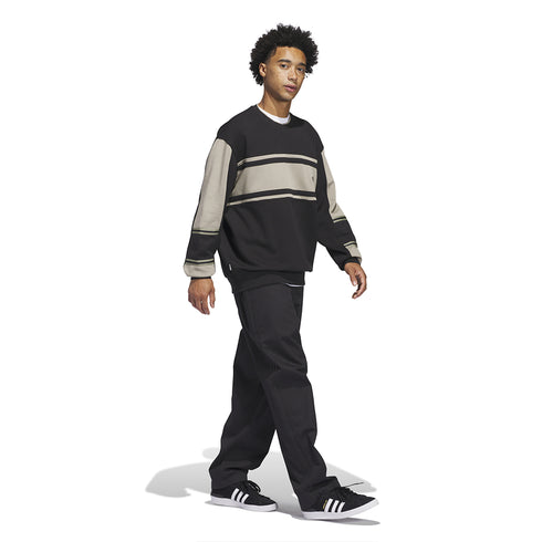 Adidas Crew Sweater Core Black / Putty Beige