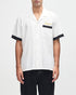 Deus Hisssterical Bowling Shirt - Vintage White - Streetart.fr