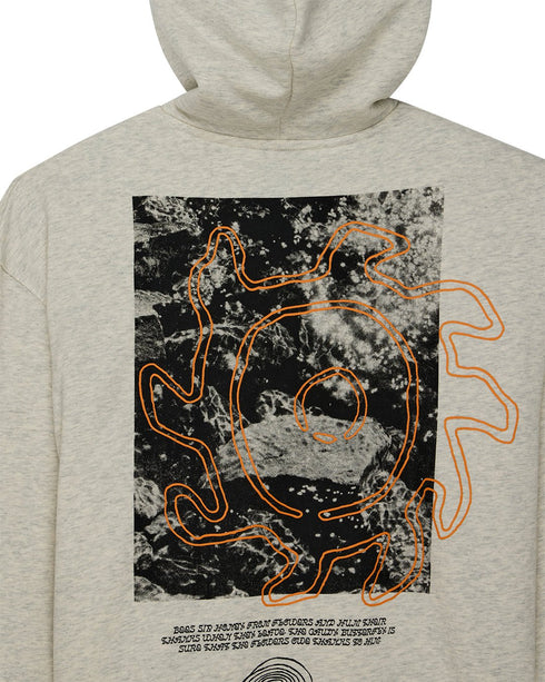 Deus Migration Hoodie - Light Grey Marle - Streetart.fr