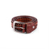 Dime Braided Leather Belt Ceinture - Caramel Brown - Streetart.fr