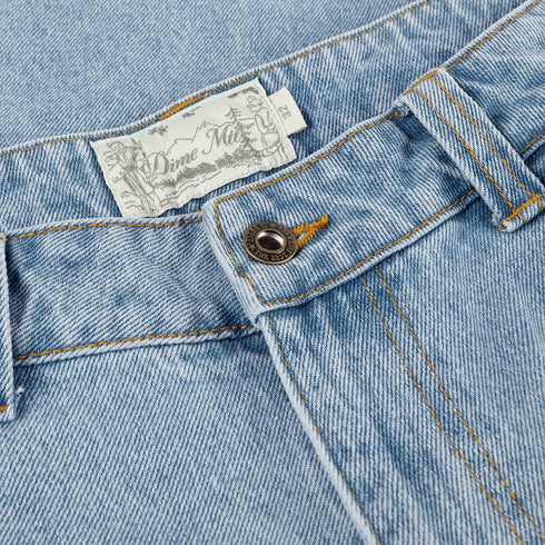 Dime Carpenter Denim Short - Blue Washed - Streetart.fr