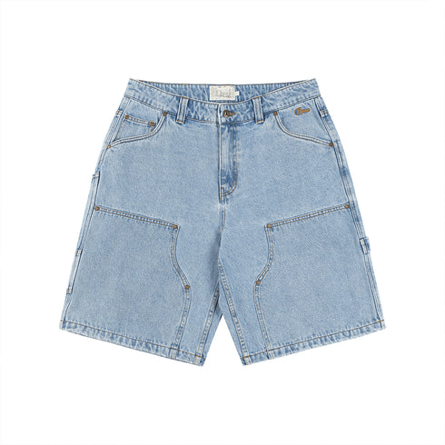 Dime Carpenter Denim Short - Blue Washed - Streetart.fr
