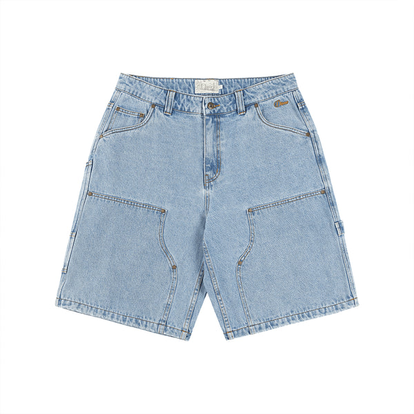Dime Carpenter Denim Short - Blue Washed - Streetart.fr