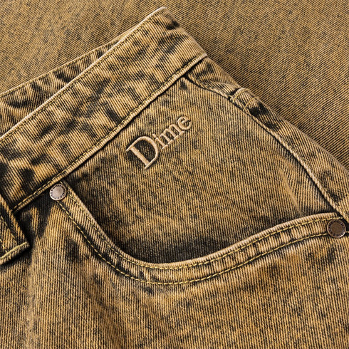 Dime Classic Baggy Denim Pant - Overdyed Gold - Streetart.fr