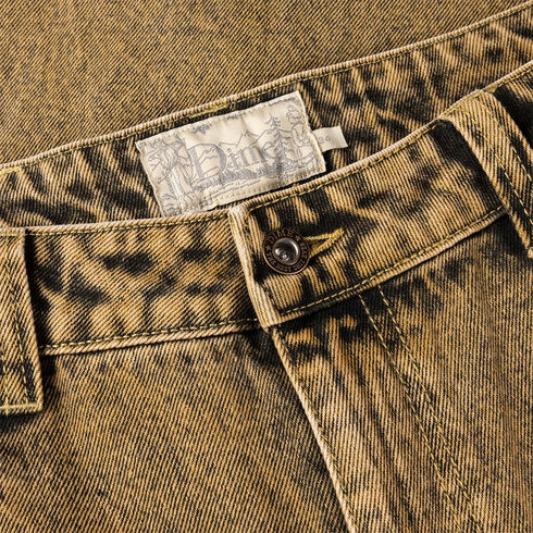 Dime Classic Baggy Denim Pant - Overdyed Gold - Streetart.fr