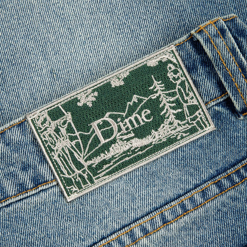 Dime Classic Relaxed Denim Pant - Sandblasted Indigo - Streetart.fr