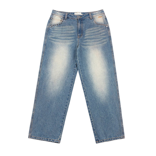 Dime Classic Relaxed Denim Pant - Sandblasted Indigo - Streetart.fr