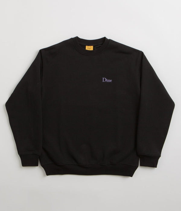 Dime Classic Small Logo Crewneck - Black - Streetart.fr