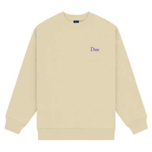 Dime Classic Small Logo Crewneck Sweatshirt - Light Moss - Streetart.fr