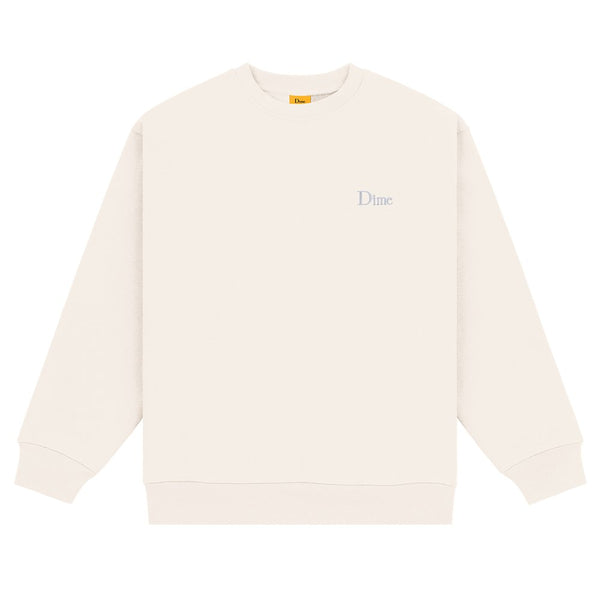 Dime Classic Small Logo Crewneck Sweatshirt - Natural - Streetart.fr