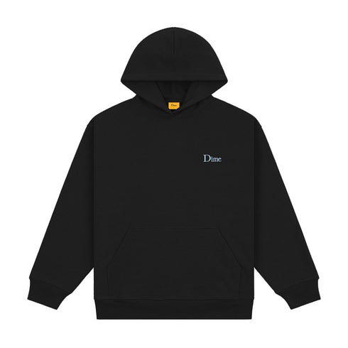 Dime Classic Small Logo Hoodie Sweat A Capuche - Black - Streetart.fr