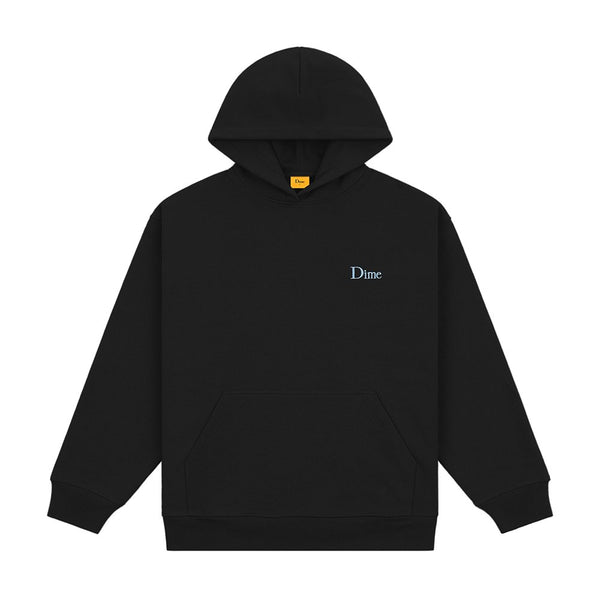 Dime Classic Small Logo Hoodie Sweat A Capuche - Black - Streetart.fr