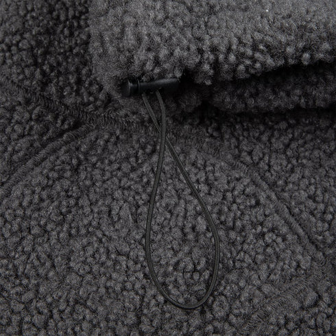 Dime Coverstich Sherpa Fleece Jacket - Charcoal - Streetart.fr
