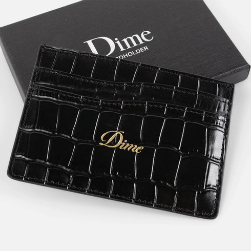 Dime Croc Card Holder - Black - Streetart.fr