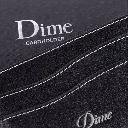 Dime Crusive Cardholder - Black Leather - Streetart.fr