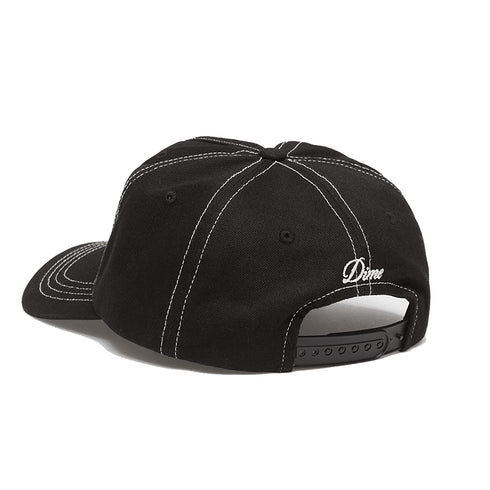 Dime Cursive Denim Worker Cap - Black Washed - Streetart.fr