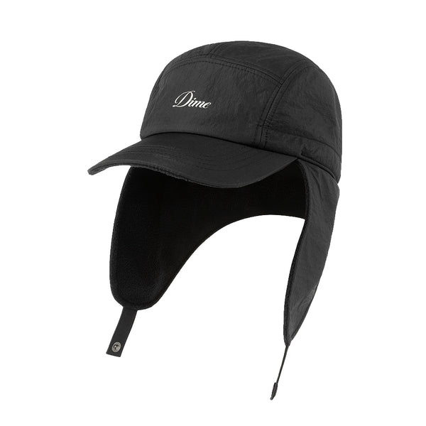 Dime Cursive Earflap Cap Casquette - Black - Streetart.fr