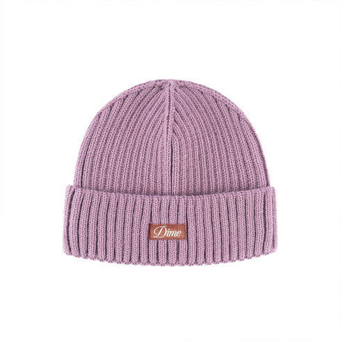 Dime Cursive Fold Beanie Bonnet - Pink Lilac - Streetart.fr