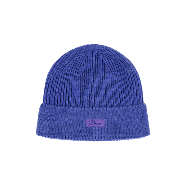 Dime Cursive Rib Beanie Bonnet - purple - Streetart.fr