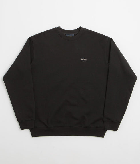 Dime Cursive Small Logo Crewneck - Black - Streetart.fr