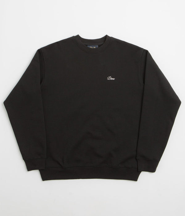 Dime Cursive Small Logo Crewneck - Black - Streetart.fr