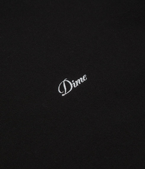 Dime Cursive Small Logo Crewneck - Black - Streetart.fr