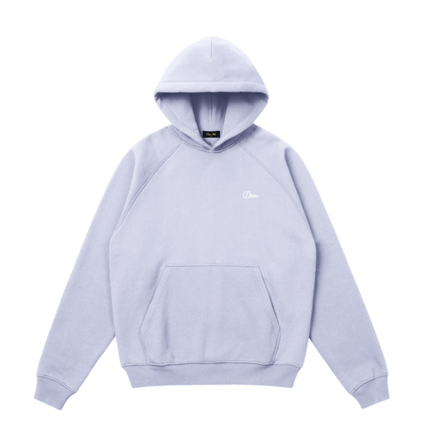 Dime Cursive Small Logo Hoodie Sweat A Capuche - Gray Lavender - Streetart.fr