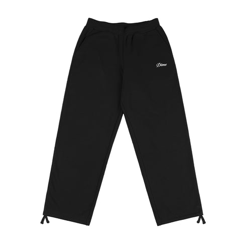 Dime Cursive Small Logo Sweatpants Pantalon - Black - Streetart.fr