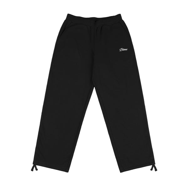 Dime Cursive Small Logo Sweatpants Pantalon - Black - Streetart.fr