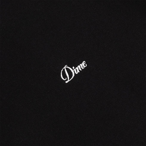 Dime Cursive Small Logo T-Shirt - Black - Streetart.fr
