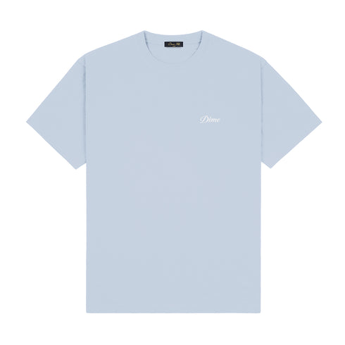 Dime Cursive Small Logo T-Shirt - Blue Fog - Streetart.fr