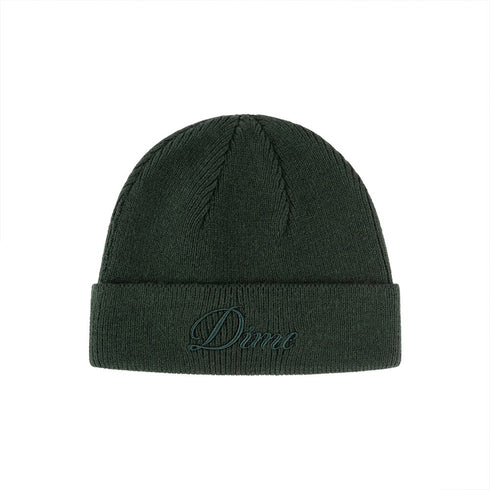 Dime Cursive Woold Fold Beanie Bonnet - Forest - Streetart.fr