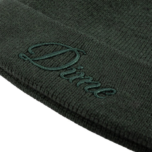 Dime Cursive Woold Fold Beanie Bonnet - Forest - Streetart.fr