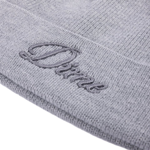 Dime Cursive Woold Fold Beanie Bonnet - Heather Gray - Streetart.fr