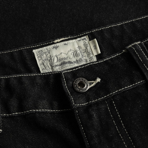 Dime Denim Short - Black Washed - Streetart.fr