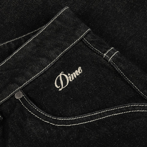 Dime Denim Short - Black Washed - Streetart.fr
