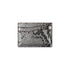 Dime Embossed Leather Cardholder - Silver Snake - Streetart.fr